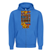 True Royal proud veteran 12 oz slim can cooler Zipper Hoodie - Artiststas