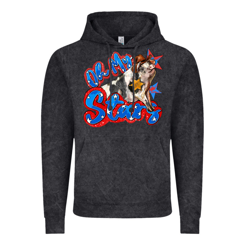 Oh My Stars Pig Vintage Hoodie by Zillion Design Studio | Teevron