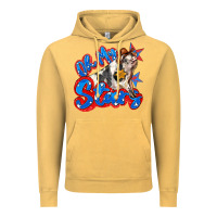 Vintage Mustard oh my stars pig Vintage Hoodie - Zillion Design Studio