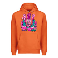 Carrot Breast Cancer Gnomies Truck Premium Hoodie - BundleAndBundleShop