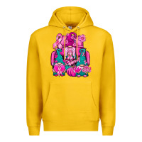 Lemon Breast Cancer Gnomies Truck Premium Hoodie - BundleAndBundleShop