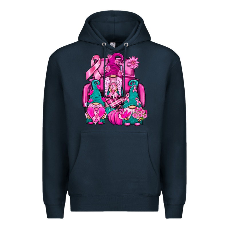 Breast Cancer Gnomies Truck Premium Hoodie by BundleAndBundleShop | Teevron