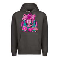 Smoke Breast Cancer Gnomies Truck Premium Hoodie - BundleAndBundleShop