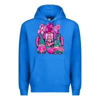 True Royal Breast Cancer Gnomies Truck Premium Hoodie - BundleAndBundleShop