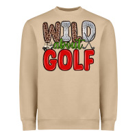 Mushroom wild about golf Heavyweight Sweatshirt - Zillion Design Studio