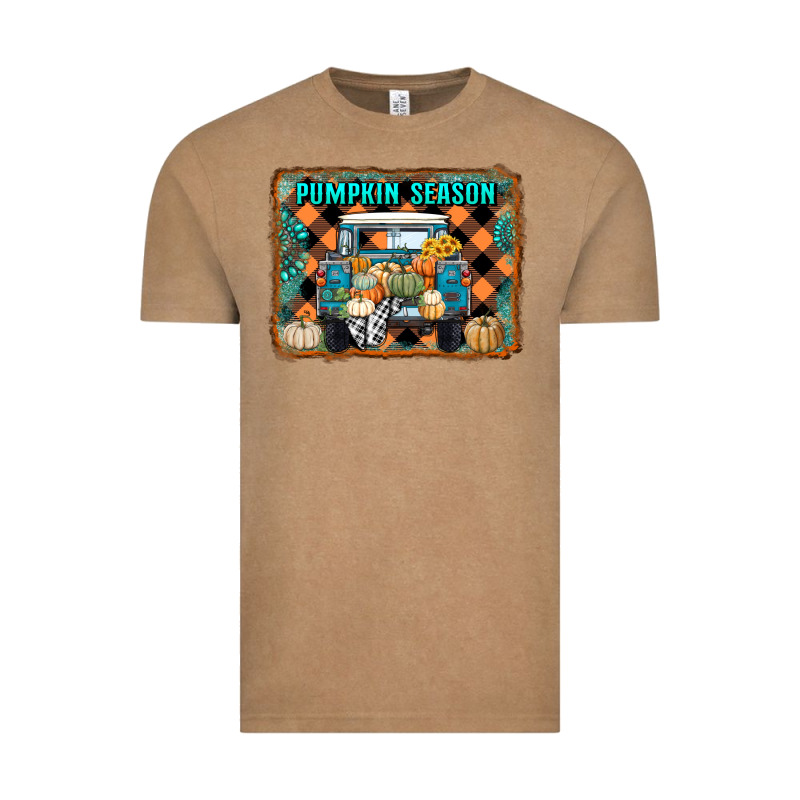 Pumpkin Season Truck Vintage Tee by RanaPortraitStore | Teevron