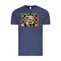 Vintage Denim pumpkin season truck Vintage Tee - RanaPortraitStore