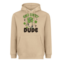 Mushroom one lucky dude Heavyweight Hoodie - MaliasSmallBusiness