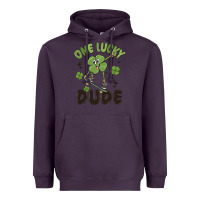 Plum one lucky dude Heavyweight Hoodie - MaliasSmallBusiness