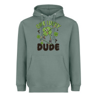 Sage one lucky dude Heavyweight Hoodie - MaliasSmallBusiness