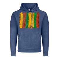 Vintage Denim black history brushstroke Vintage Hoodie - texasbilliewilder