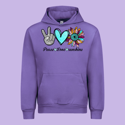 Peace Love Sunshine Urban Hoodie Designed By Bettercallsaul