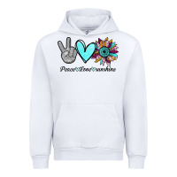 White Peace Love Sunshine Urban Hoodie - Bettercallsaul