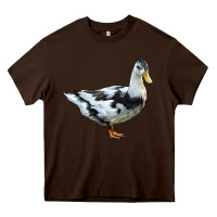 Chocolate Brown Ancona Duck Heavy Core Tee - LillyAllenDesigns