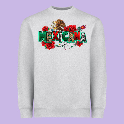 Mexicana Heavyweight Sweatshirt Designed By Texasbilliewilder