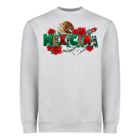 Heather Grey mexicana Heavyweight Sweatshirt - texasbilliewilder