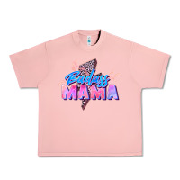 Salmon badass mama Urban Heavy Tee - Zillion Design Studio