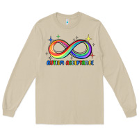 Mushroom autism acceptance Long Sleeve Tee - JahusDesignShop