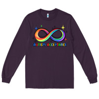 Plum autism acceptance Long Sleeve Tee - JahusDesignShop