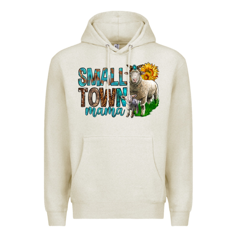 Small Town Mama With Sheeps Premium Hoodie by BundleAndBundleShop | Teevron