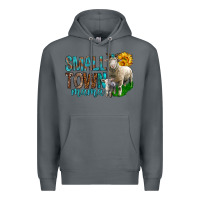 Rock Small Town Mama With Sheeps Premium Hoodie - BundleAndBundleShop