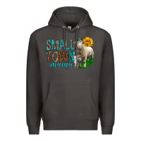 Smoke Small Town Mama With Sheeps Premium Hoodie - BundleAndBundleShop