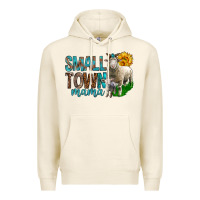 Tofu Small Town Mama With Sheeps Premium Hoodie - BundleAndBundleShop