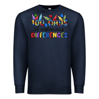 Navy 100 days of embracing differences Premium Sweatshirt - MaliasSmallBusiness