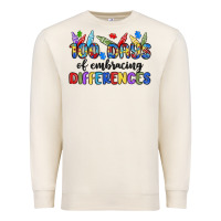 Sandshell 100 days of embracing differences Premium Sweatshirt - MaliasSmallBusiness