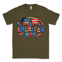 Army Green all american boy Classic Tee - AdoDesignShop