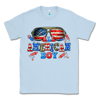 Dusty Blue all american boy Classic Tee - AdoDesignShop