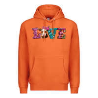 Carrot love with guernsey cow Premium Hoodie - AdoDesignShop