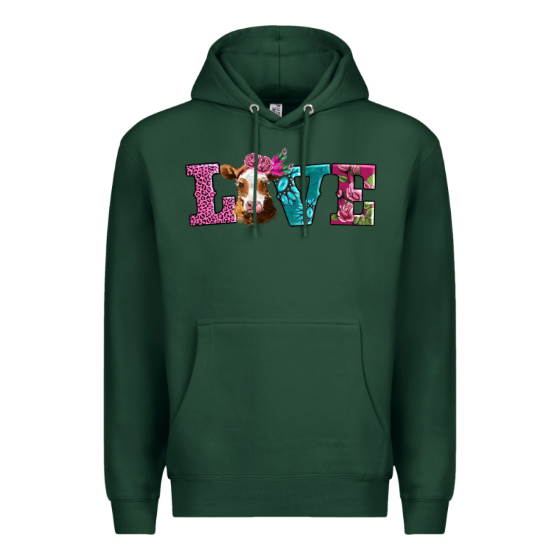 Love With Guernsey Cow Premium Hoodie by AdoDesignShop | Teevron