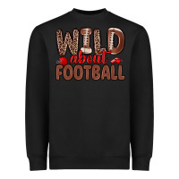 Black wild about football Heavyweight Sweatshirt - Zillion Design Studio