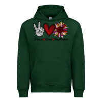 Forest Green peace love sunflower Urban Hoodie - Bettercallsaul