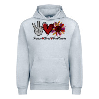 Heather Grey peace love sunflower Urban Hoodie - Bettercallsaul