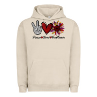 Pigment French Oak peace love sunflower Urban Hoodie - Bettercallsaul