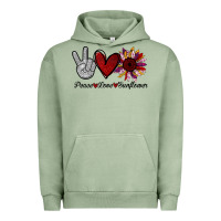 Pigment Oil Green peace love sunflower Urban Hoodie - Bettercallsaul