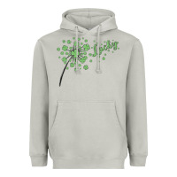 Moon Dust four leaf clover Heavyweight Hoodie - MaliasSmallBusiness
