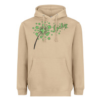 Mushroom four leaf clover Heavyweight Hoodie - MaliasSmallBusiness