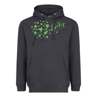 Smoke four leaf clover Heavyweight Hoodie - MaliasSmallBusiness