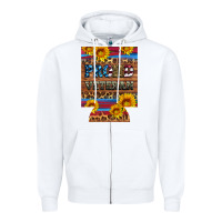 White proud veteran  12 oz regular can cooler Zipper Hoodie - Artiststas