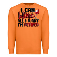 Carrot i can wine all i want lm retired Premium Sweatshirt - MaliasSmallBusiness