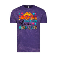 Cloud Purple sunshine mixed with a little hurricane Vintage Tee - Zillion Design Studio