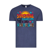 Vintage Denim sunshine mixed with a little hurricane Vintage Tee - Zillion Design Studio
