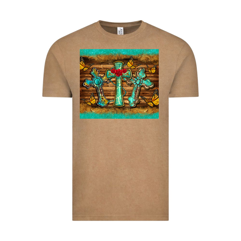 Crosses Tumbler Vintage Tee by BarkalooDesign | Teevron