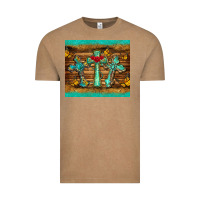 Vintage Coffee crosses tumbler Vintage Tee - BarkalooDesign