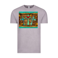 Vintage Zinc crosses tumbler Vintage Tee - BarkalooDesign