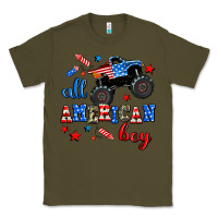 Army Green all american boy  monsterr truck Classic Tee - AdoDesignShop