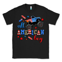 Black all american boy  monsterr truck Classic Tee - AdoDesignShop
